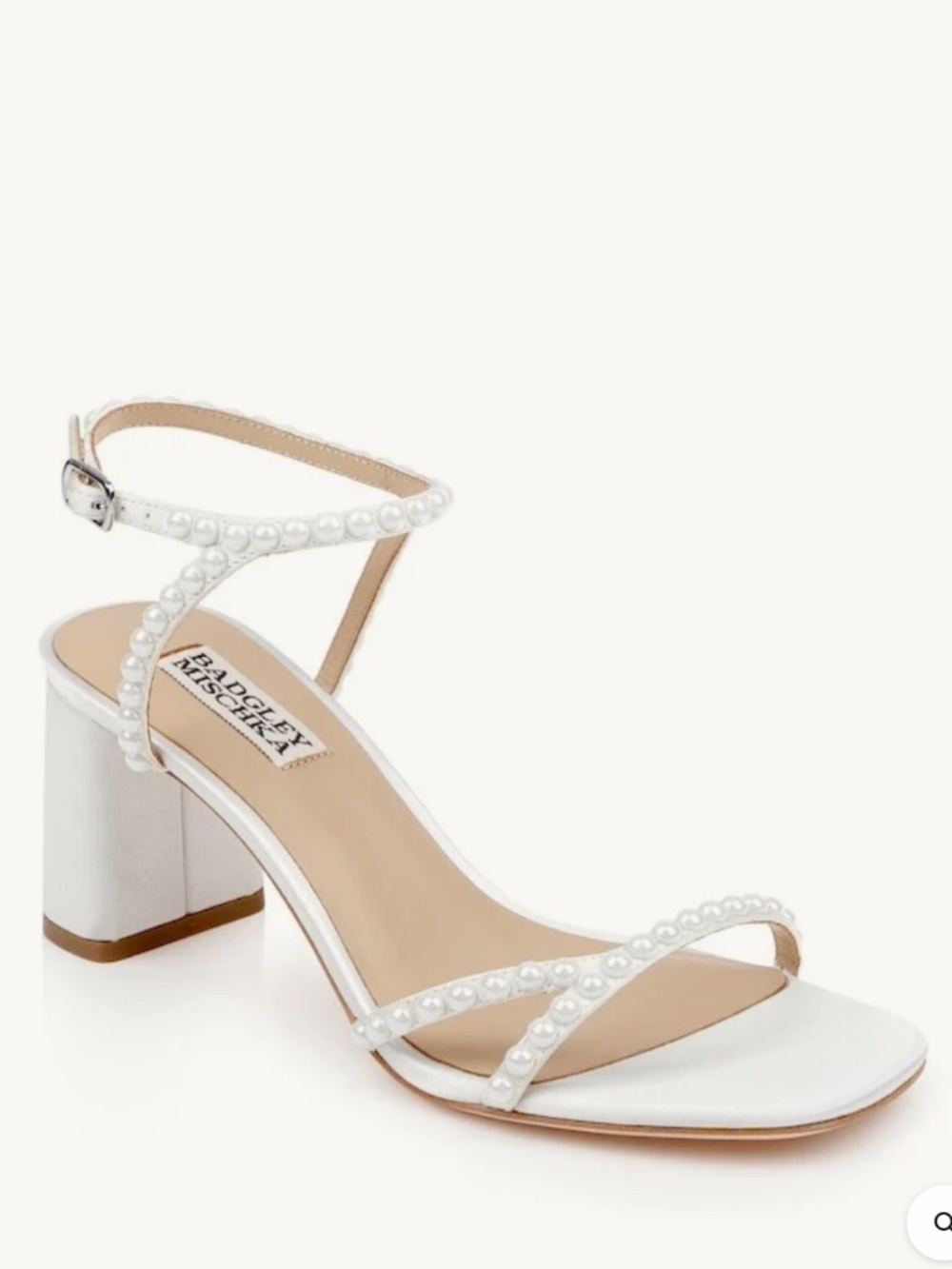 Badgley Mischka Giabella Open Toe Block Heels